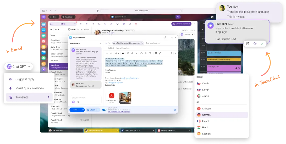 Profesionální BNET Business WebMail